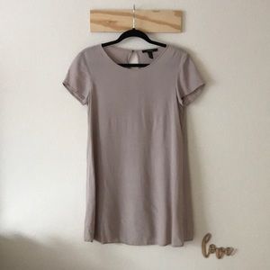 Forever 21 Beige Babydoll Flowy Dress Loose Fit